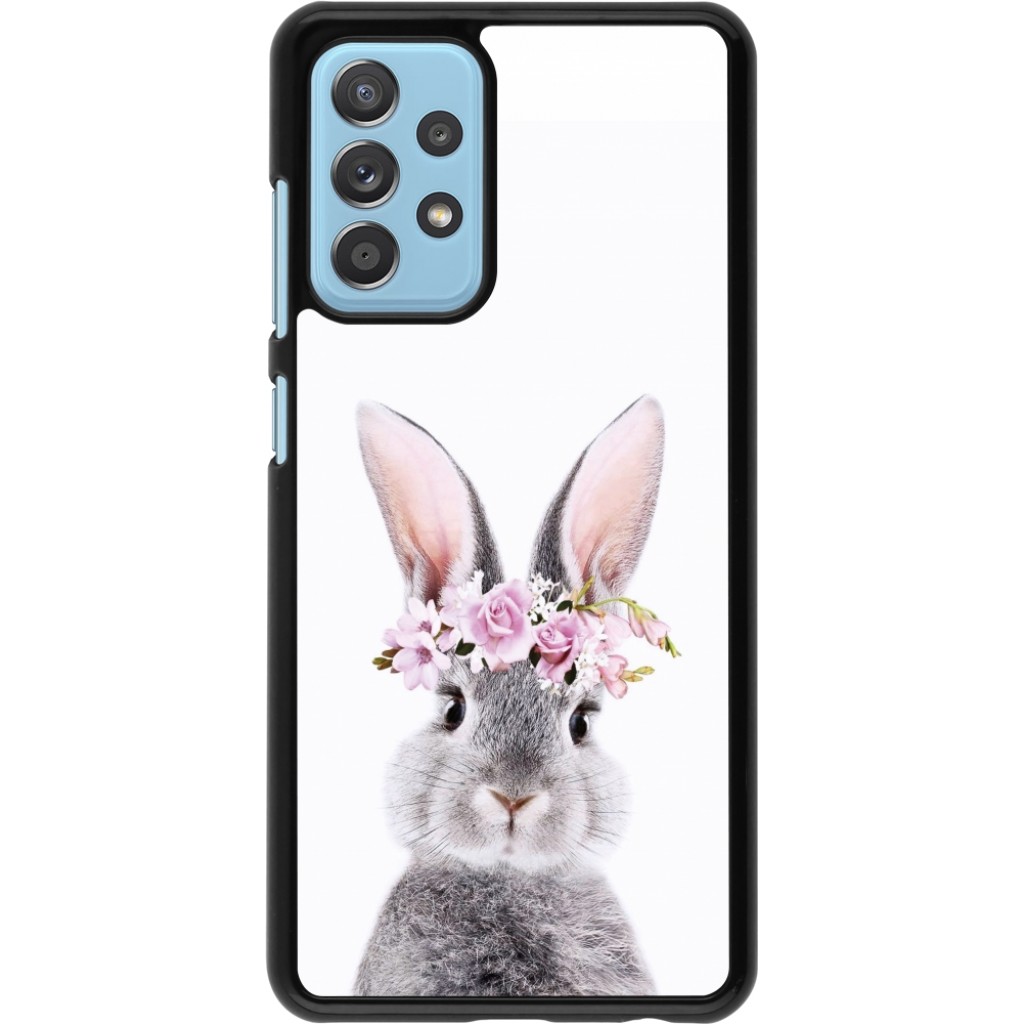 Samsung Galaxy A52 Case Hülle Easter 2023 flower bunny