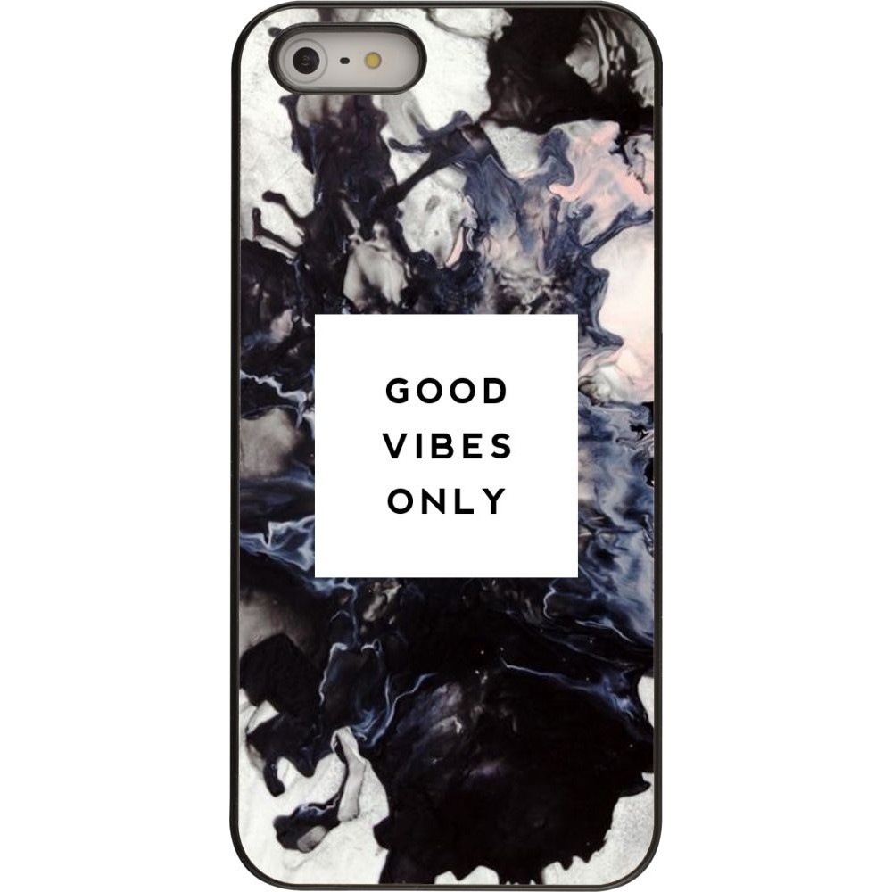 Hülle iPhone 5/5s / SE (2016) -  Marble Good Vibes Only