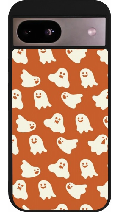 Google Pixel 8a Case Hülle - Silikon schwarz Autumn 2024 mini ghosts