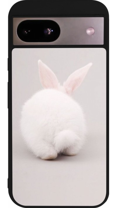 Google Pixel 8a Case Hülle - Silikon schwarz Easter 2024 bunny butt