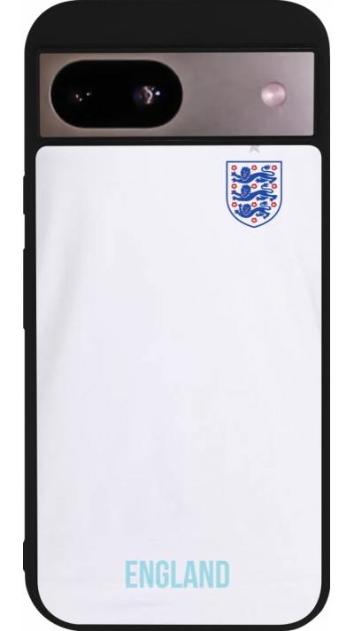 Google Pixel 8a Case Hülle - Silikon schwarz England 2022 personalisierbares Fußballtrikot