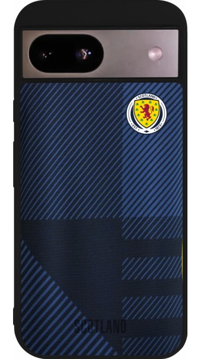 Google Pixel 8a Case Hülle - Silikon schwarz Schottland personalisierbares Fussballtrikot