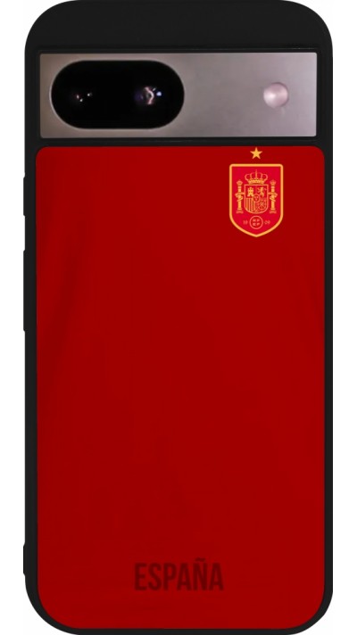 Google Pixel 8a Case Hülle - Silikon schwarz Spanien 2022 personalisierbares Fußballtrikot