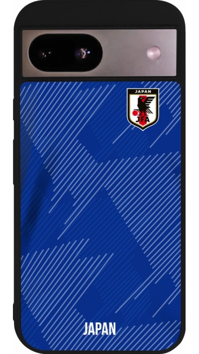 Google Pixel 8a Case Hülle - Silikon schwarz Japan 2022 personalisierbares Fussballtrikot