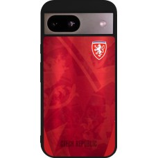 Google Pixel 8a Case Hülle - Silikon schwarz Tschechische Republik personalisierbares Fussballtrikot