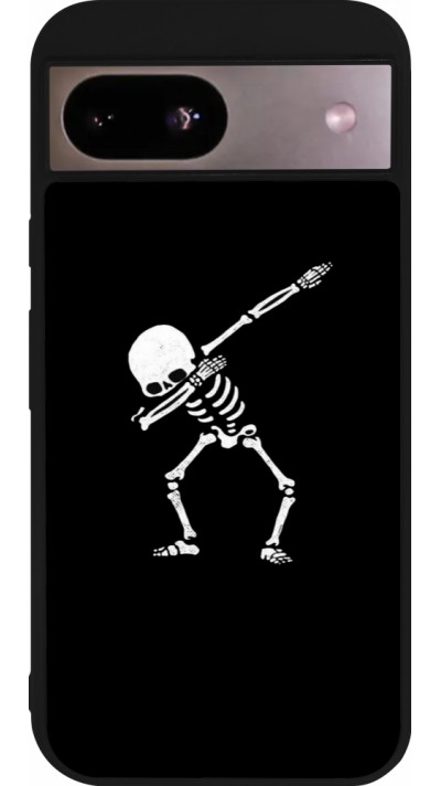 Google Pixel 8a Case Hülle - Silikon schwarz Halloween 19 09