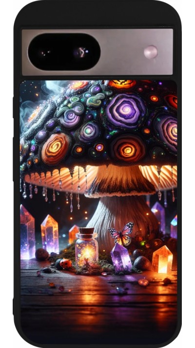 Google Pixel 8a Case Hülle - Silikon schwarz Halloween Zaubertrank Magie