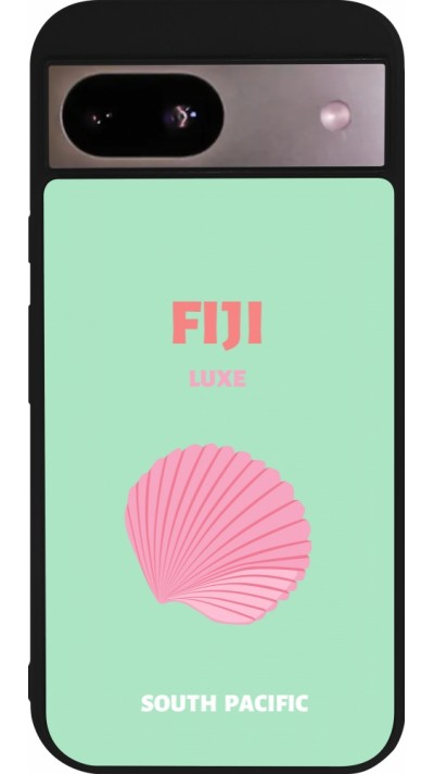 Coque Google Pixel 8a - Silicone rigide noir Pop Summer Destination Fiji