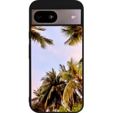 Google Pixel 8a Case Hülle - Silikon schwarz Summer 2023 palm tree vibe