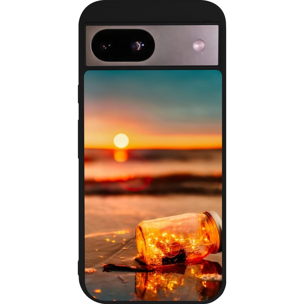 Google Pixel 8a Case Hülle - Silikon schwarz Summer 2021 16