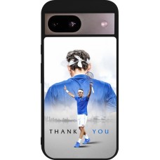 Google Pixel 8a Case Hülle - Silikon schwarz Thank you Roger