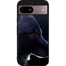 Google Pixel 8a Case Hülle - Silikon schwarz Wolf Shape