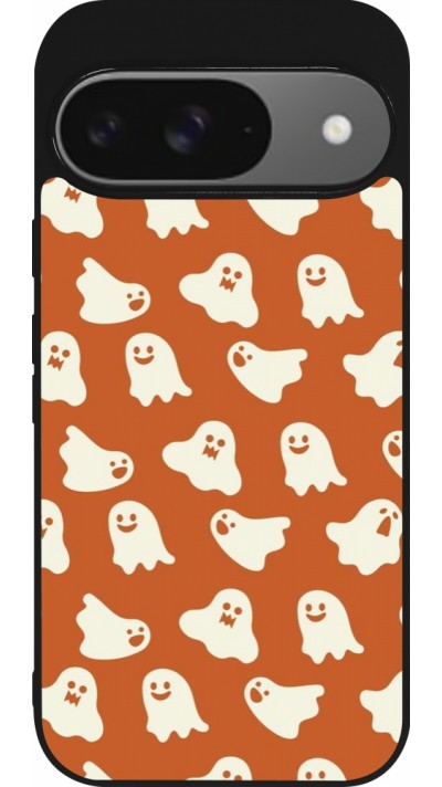 Google Pixel 9 / Pixel 9 Pro Case Hülle - Silikon schwarz Autumn 2024 mini ghosts