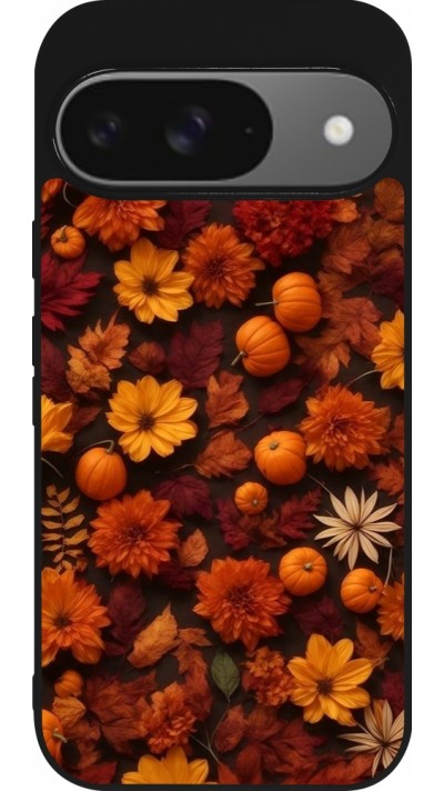 Google Pixel 9 / Pixel 9 Pro Case Hülle - Silikon schwarz Autumn 2024 potpourri