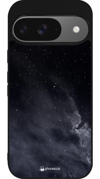 Google Pixel 9 / Pixel 9 Pro Case Hülle - Silikon schwarz Black Sky Clouds