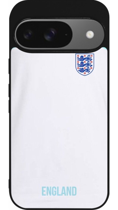 Google Pixel 9 / Pixel 9 Pro Case Hülle - Silikon schwarz England 2022 personalisierbares Fußballtrikot