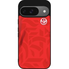 Google Pixel 9 / Pixel 9 Pro Case Hülle - Silikon schwarz Tunesien 2022 personalisierbares Fussballtrikot