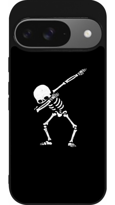 Google Pixel 9 / Pixel 9 Pro Case Hülle - Silikon schwarz Halloween 19 09