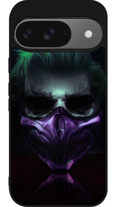 Google Pixel 9 / Pixel 9 Pro Case Hülle - Silikon schwarz Halloween 20 21