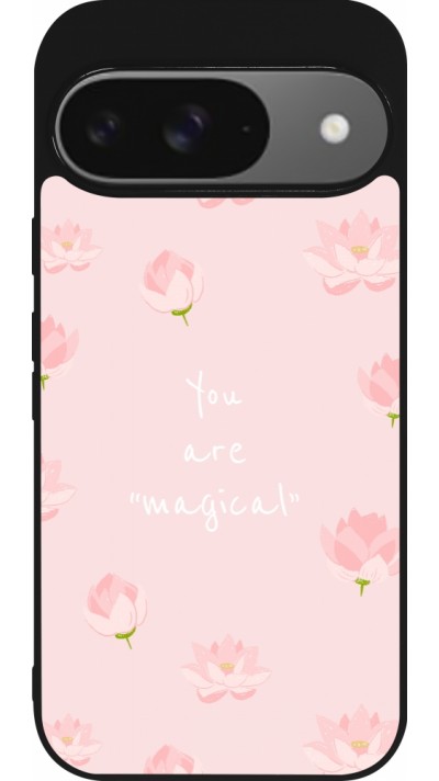 Google Pixel 9 / Pixel 9 Pro Case Hülle - Silikon schwarz Mom 2023 your are magical