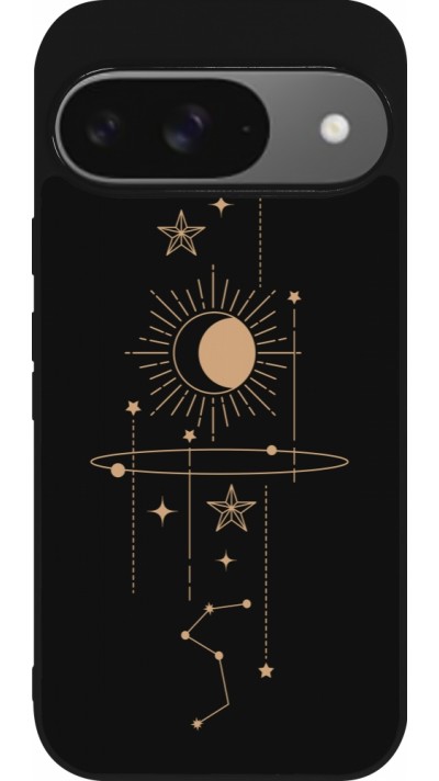 Google Pixel 9 / Pixel 9 Pro Case Hülle - Silikon schwarz Spring 23 astro