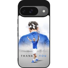 Google Pixel 9 / Pixel 9 Pro Case Hülle - Silikon schwarz Thank you Roger