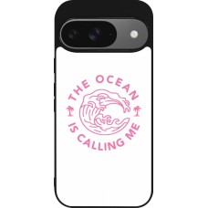 Google Pixel 9 / Pixel 9 Pro Case Hülle - Silikon schwarz The Ocean is calling me