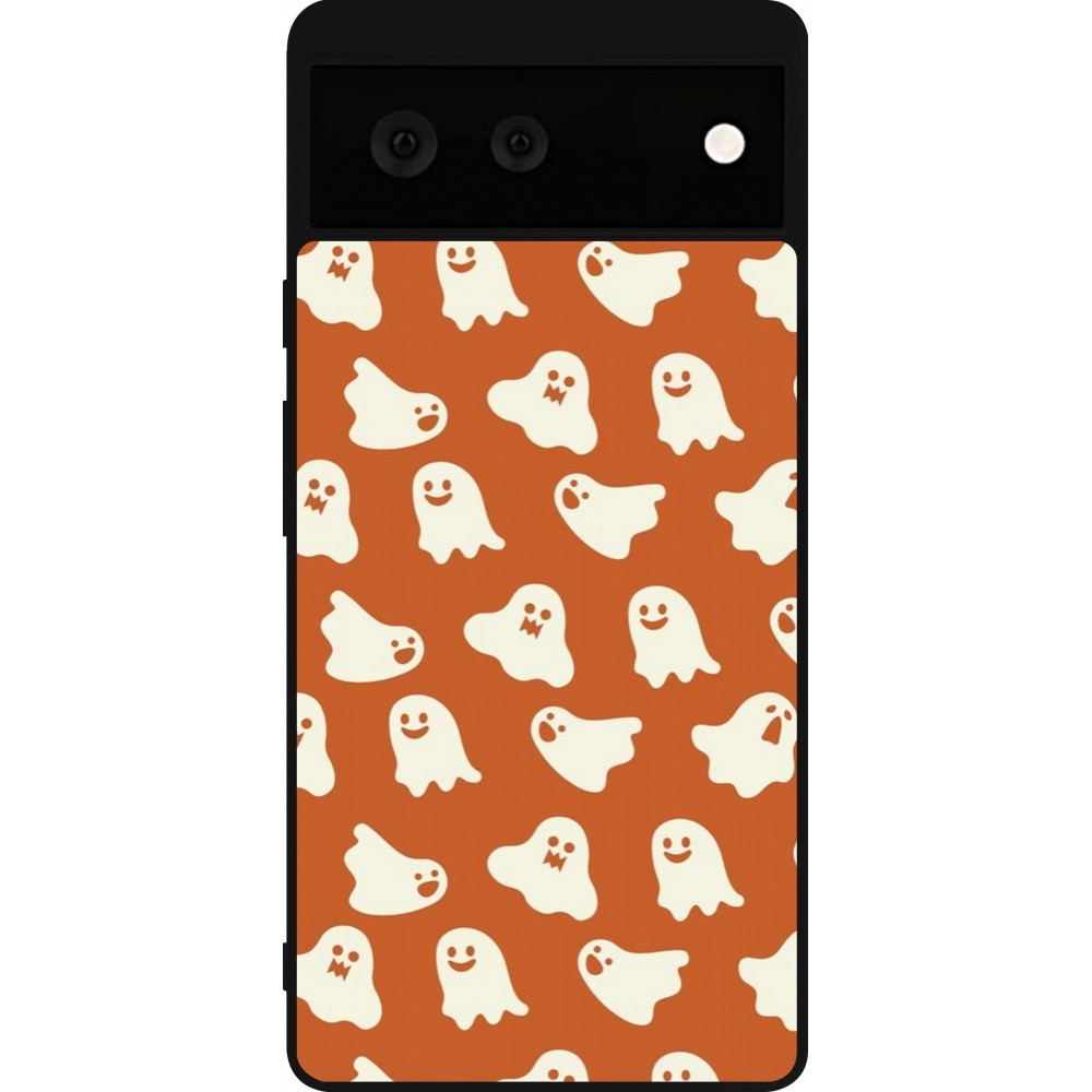 Google Pixel 6 Case Hülle - Silikon schwarz Autumn 2024 mini ghosts