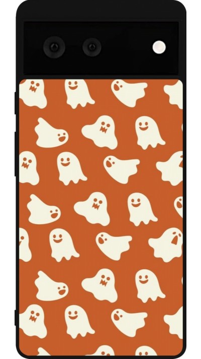 Google Pixel 6 Case Hülle - Silikon schwarz Autumn 2024 mini ghosts