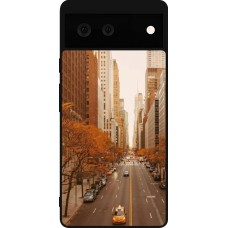 Google Pixel 6 Case Hülle - Silikon schwarz Autumn 2024 New York city