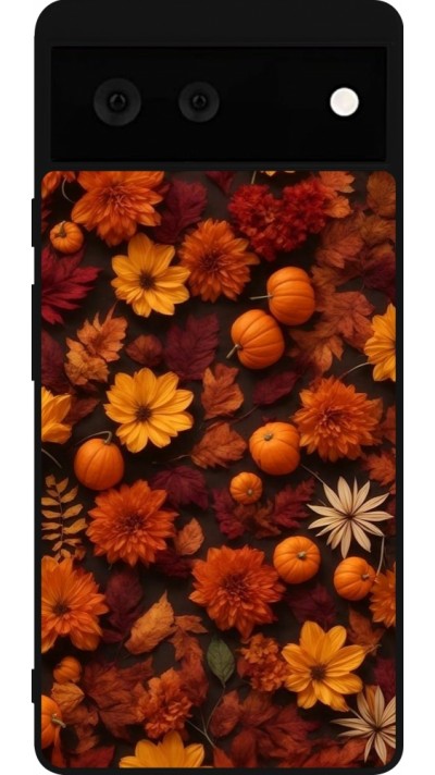 Google Pixel 6 Case Hülle - Silikon schwarz Autumn 2024 potpourri