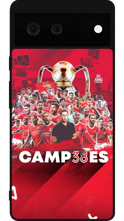 Google Pixel 6 Case Hülle - Silikon schwarz Benfica Campeoes 2023