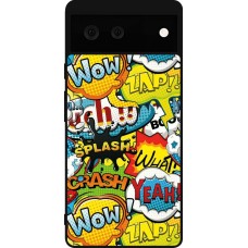 Google Pixel 6 Case Hülle - Silikon schwarz Cartoons slogans