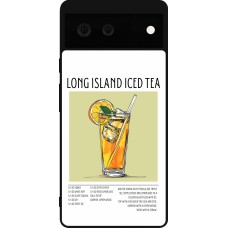 Google Pixel 6 Case Hülle - Silikon schwarz Cocktail Rezept Long Island Ice Tea