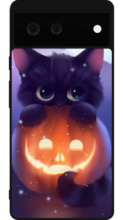 Google Pixel 6 Case Hülle - Silikon schwarz Halloween 17 15