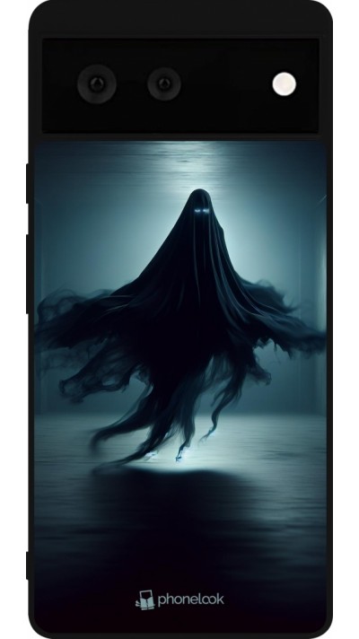 Google Pixel 6 Case Hülle - Silikon schwarz Halloween 2024 Spektraler Schatten