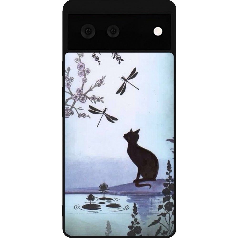 Google Pixel 6 Case Hülle - Silikon schwarz Spring 19 12