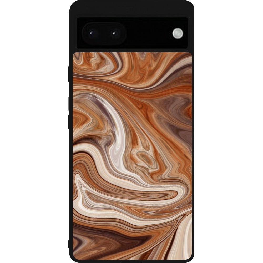 Google Pixel 6a Case Hülle - Silikon schwarz Autumn 2024 marbe