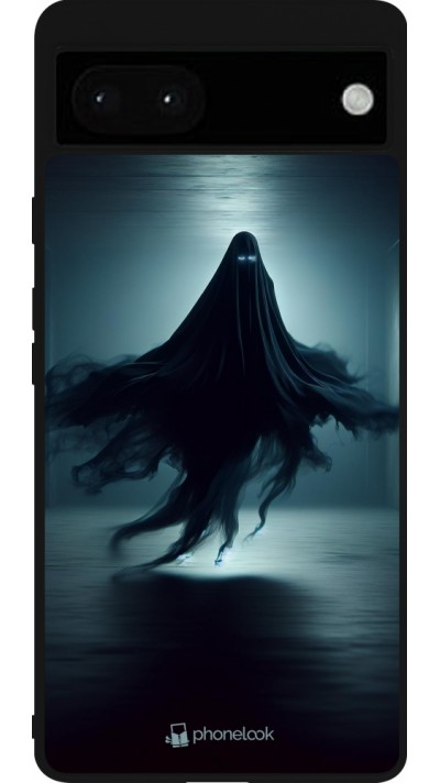 Google Pixel 6a Case Hülle - Silikon schwarz Halloween 2024 Spektraler Schatten