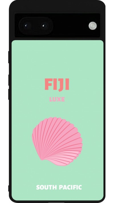 Google Pixel 6a Case Hülle - Silikon schwarz Pop Summer Destination Fiji