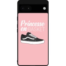 Google Pixel 6a Case Hülle - Silikon schwarz princesse en basket