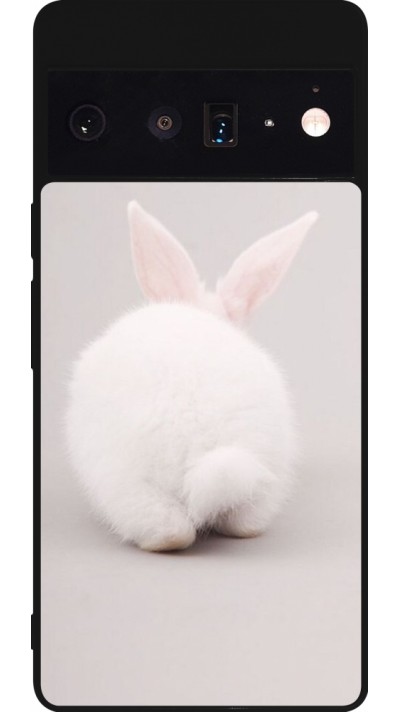 Google Pixel 6 Pro Case Hülle - Silikon schwarz Easter 2024 bunny butt