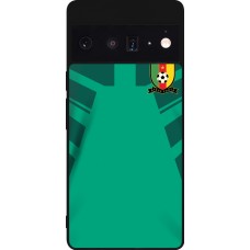 Google Pixel 6 Pro Case Hülle - Silikon schwarz Kamerun 2022 personalisierbares Fussballtrikot