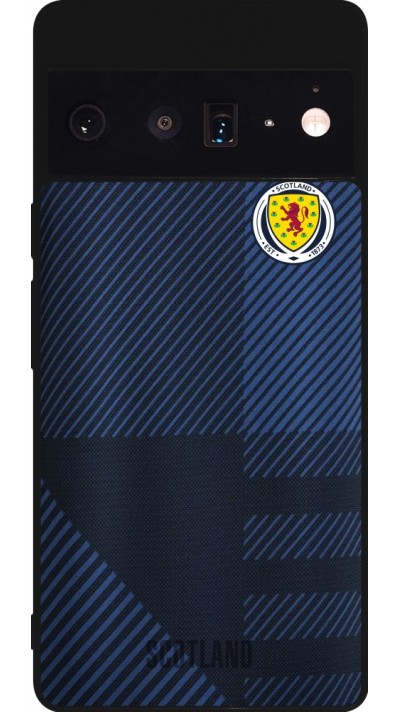 Google Pixel 6 Pro Case Hülle - Silikon schwarz Schottland personalisierbares Fussballtrikot