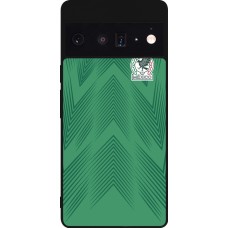 Google Pixel 6 Pro Case Hülle - Silikon schwarz Mexiko 2022 personalisierbares Fussballtrikot