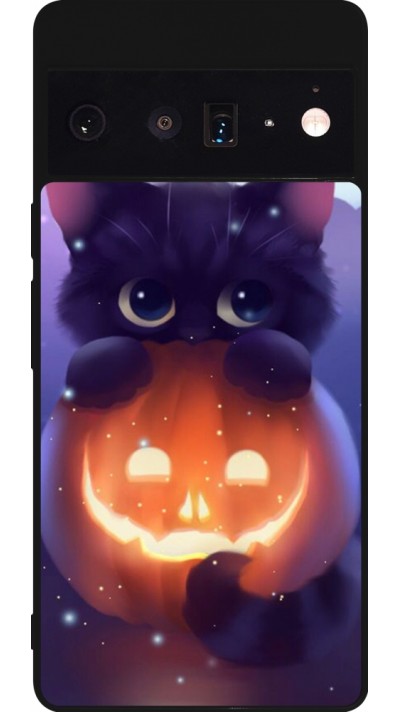 Google Pixel 6 Pro Case Hülle - Silikon schwarz Halloween 17 15