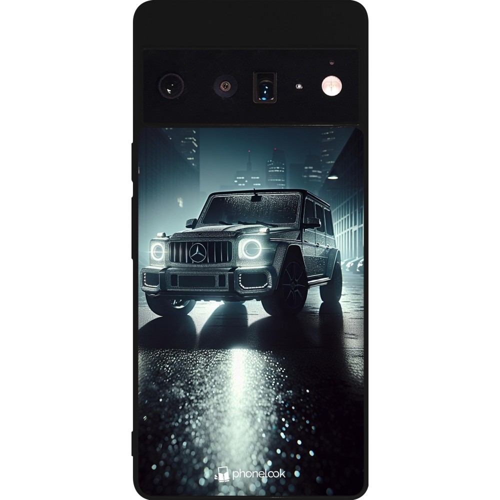 Google Pixel 6 Pro Case Hülle - Silikon schwarz Mercedes G AMG Nacht