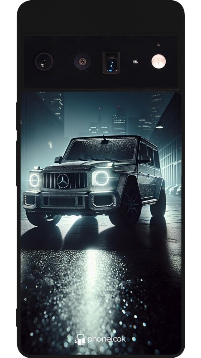 Google Pixel 6 Pro Case Hülle - Silikon schwarz Mercedes G AMG Nacht