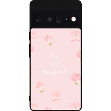 Google Pixel 6 Pro Case Hülle - Silikon schwarz Mom 2023 your are magical