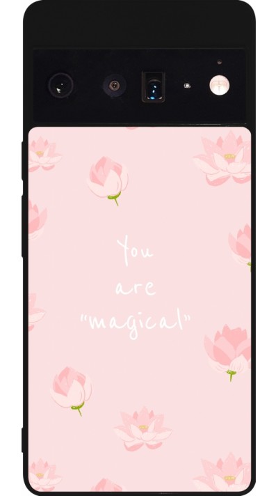 Google Pixel 6 Pro Case Hülle - Silikon schwarz Mom 2023 your are magical